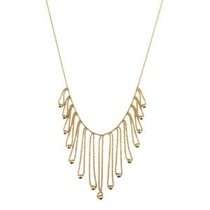 14 Karat Yellow Gold Chandelier Collar Necklace #18885